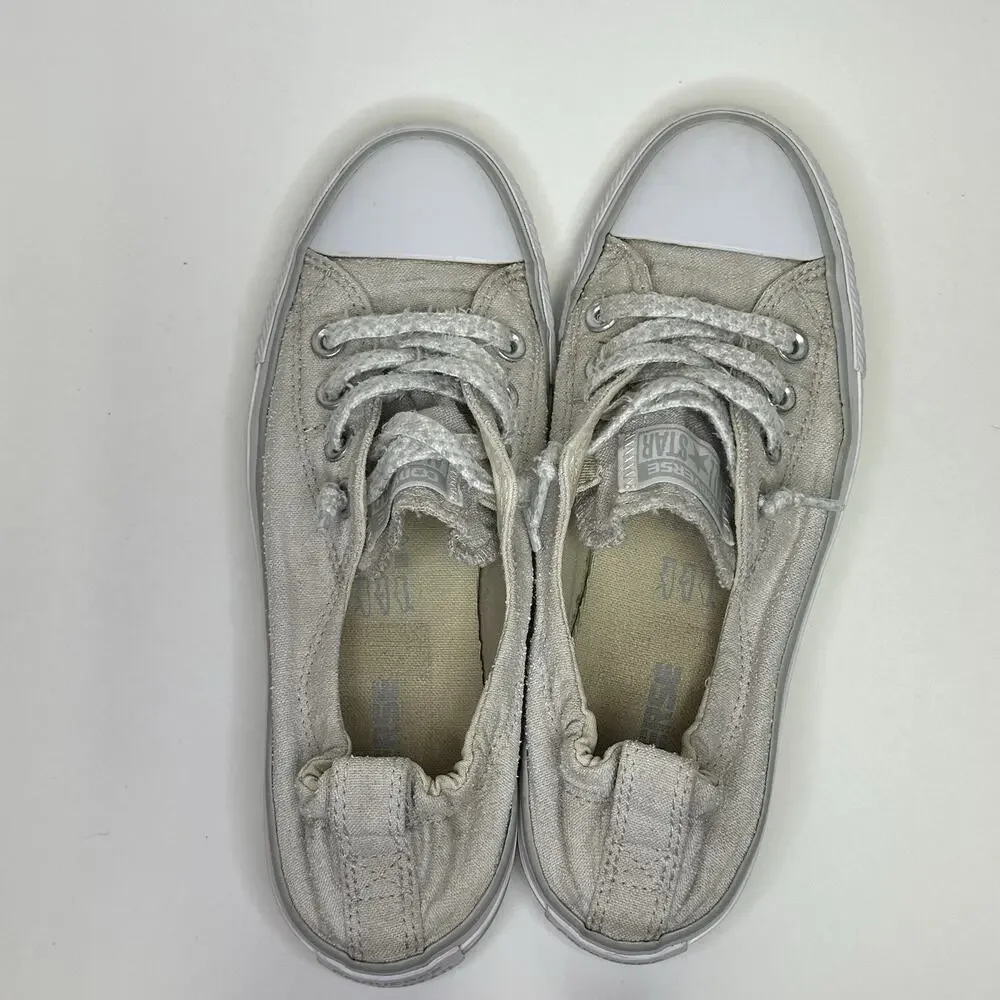 Converse All Star Shoreline Shoes Womens Size 7 Gray Slip On Canvas Low Top - Picture 10 of 15